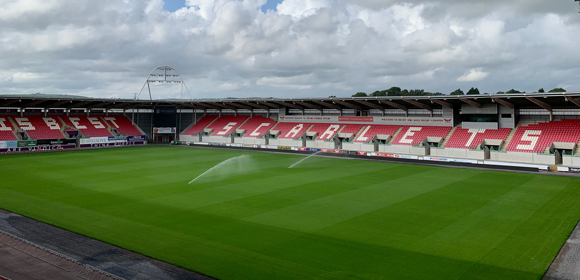 The green, green grass of home … work is completed on stunning new Parc