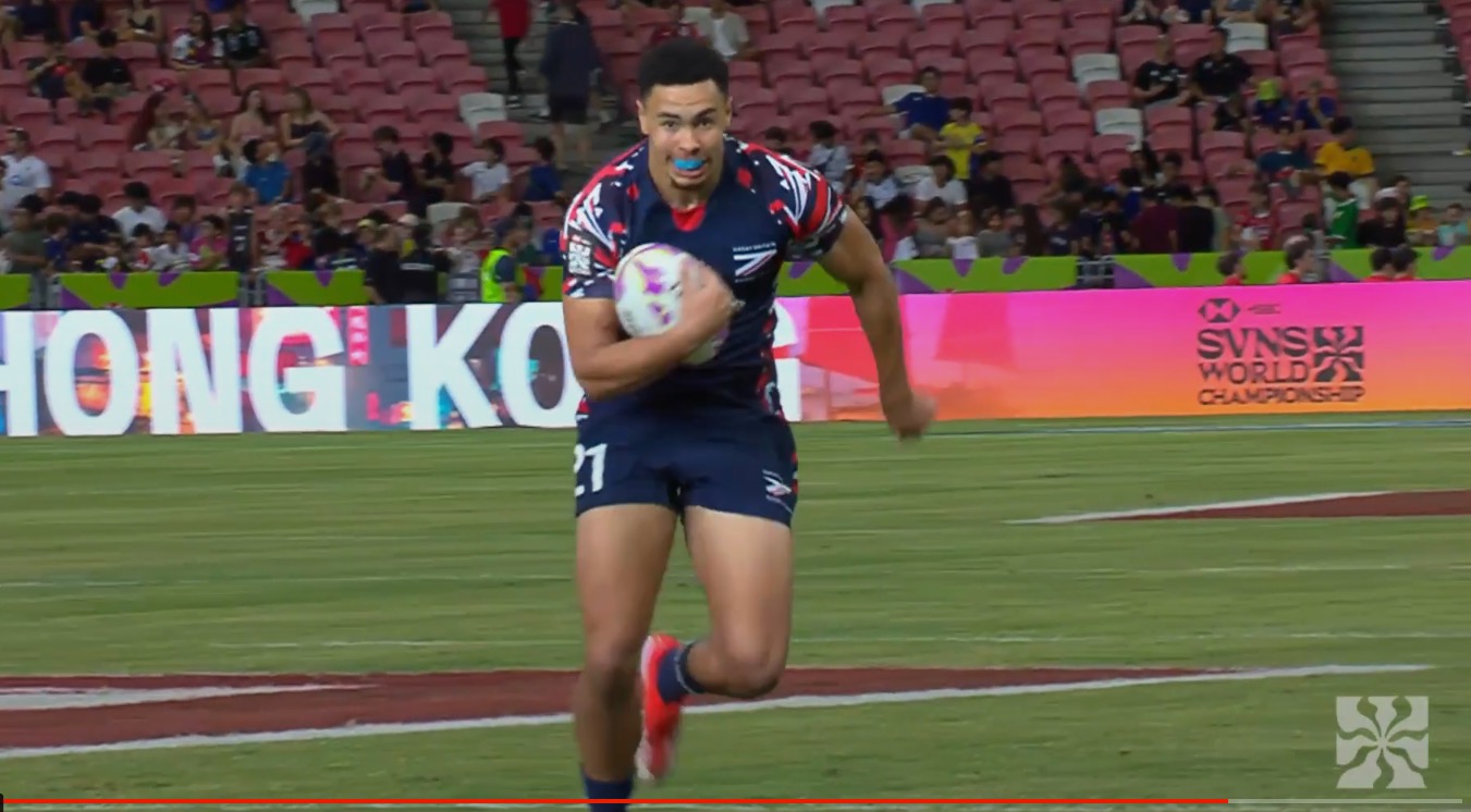 Callum caps GB 7s debut with two tries in Singapore - Scarlets Rugby